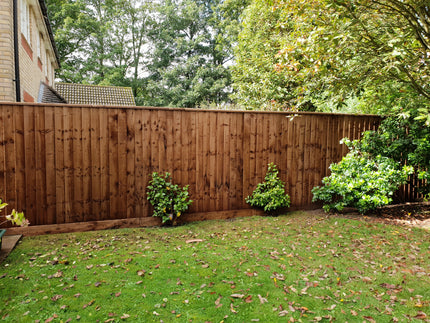 Image showcasing the closed board timber fencing