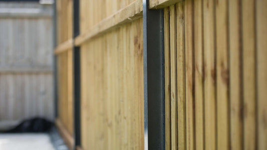 Wooden fence with DuraPost® Classic posts