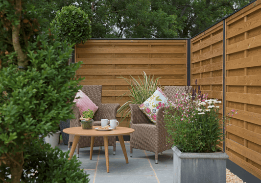 DuraPost® being used with timber 