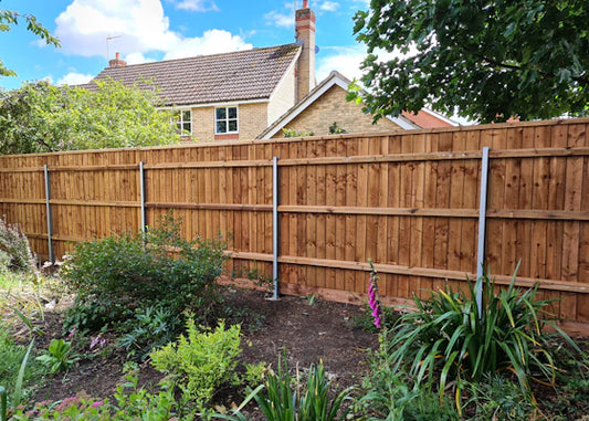 How do I install close board fencing with DuraPost?