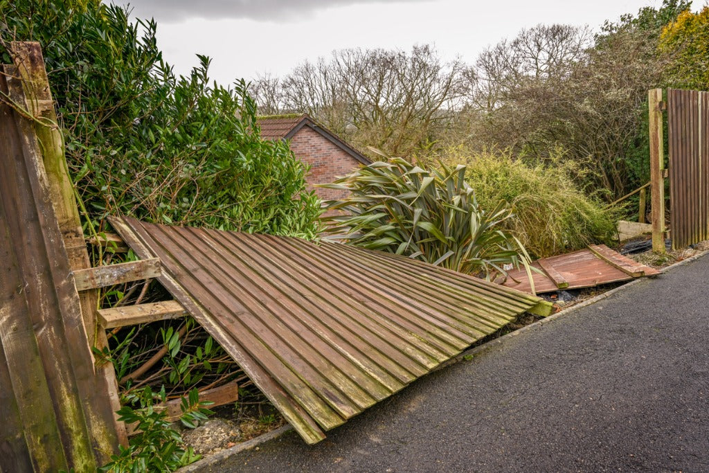 What to do When Fence Blown Down - Storm Damage – Birkdale