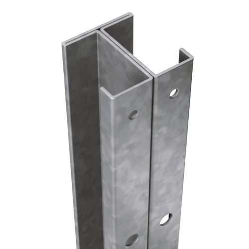 Galv metal fence posts