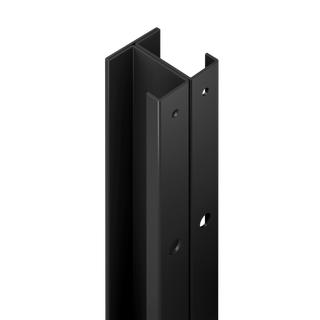 Black Rhs Post Black metal fence posts – Birkdale