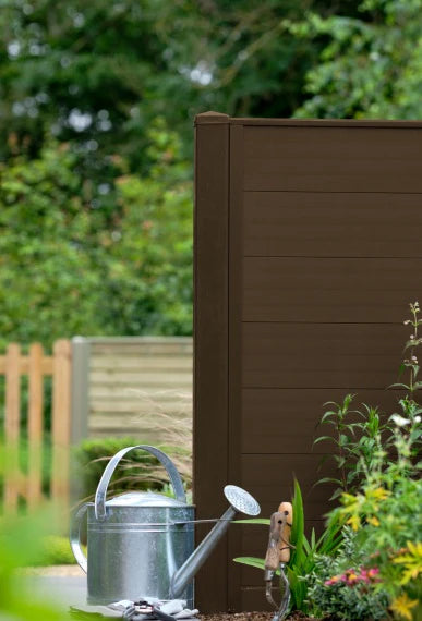 Sepia brown DuraPost PRIMA® gravel boards