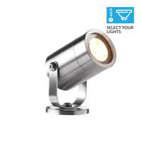 ellumière™ S/S SPOTLIGHT - SMALL | 2W 0.5M CABLE S/S SPIKE & BASE