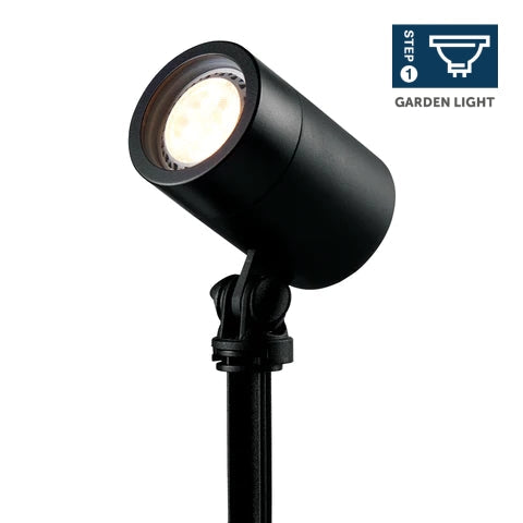 ellumière™ BLACK SPOTLIGHT - SMALL | 2W LED 0.5M CABLE SPIKE & BASE